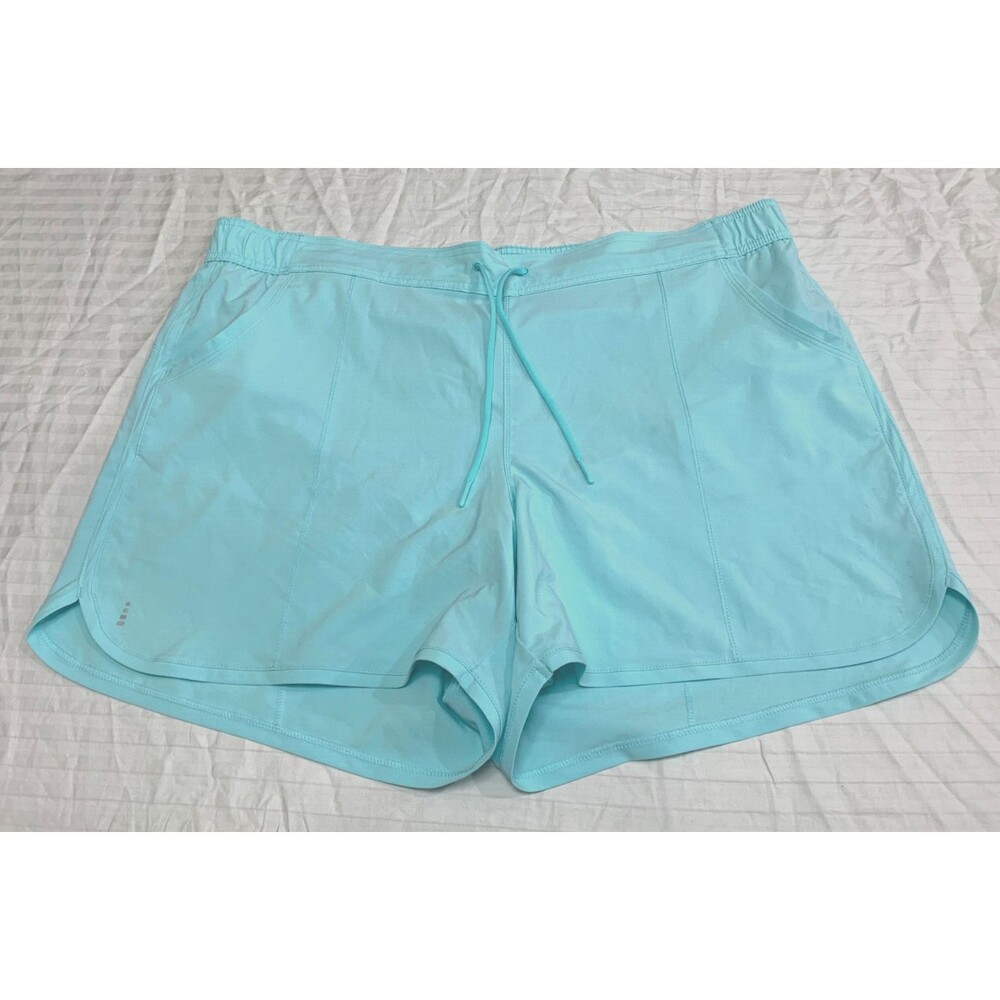 LANDS END WOMENS SWIM SHORTS WITH BUILT BIKINI SIZE 22W
